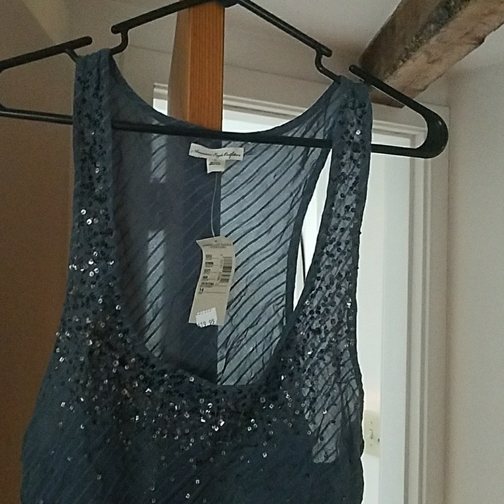 American Eagle sequin top